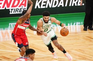 NBA: Celtics hold off Wizards behind Jayson Tatum’s 32