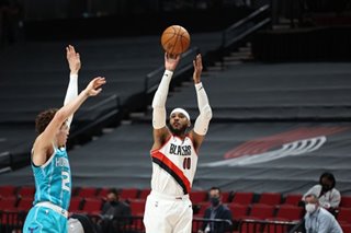 NBA: Blazers' record 24 3-pointers sink Hornets