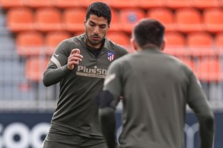 Football: Atletico problems mount after Suarez injures muscle in training