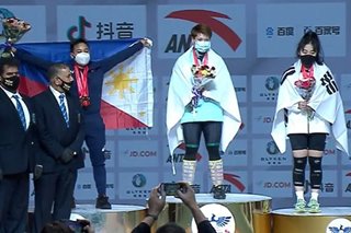 Weightlifting: PH’s Elreen Ando clinches 3 medals at Asian Championships