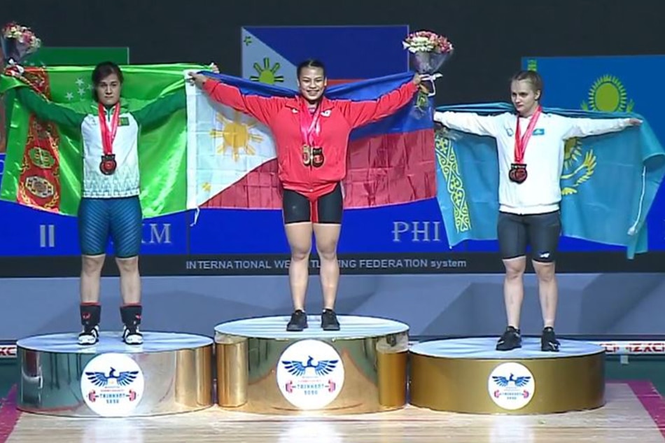 Weightlifting: PH’s Vanessa Sarno cops 2 gold, 1 silver at Asian Championships 1