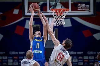 FIBA: Coach Tab rues late misses, but proud of Gilas effort vs. Serbia