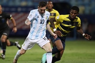 Football: Messi stars as Argentina set up Colombia Copa semi-final
