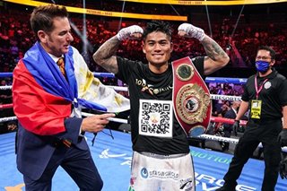 Boxing: Gibbons sees late KO win by Magsayo