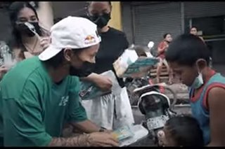 Didal shows love to street kids, gives away free lunch