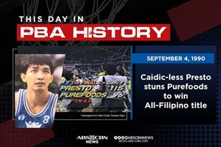 This Day in PBA History: Presto wins All-Filipino title