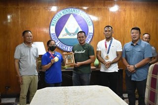 AFP WesMinCom honors Diaz, Marcial for Olympic feat