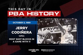 This Day in PBA History: Codiñera sets blocks record