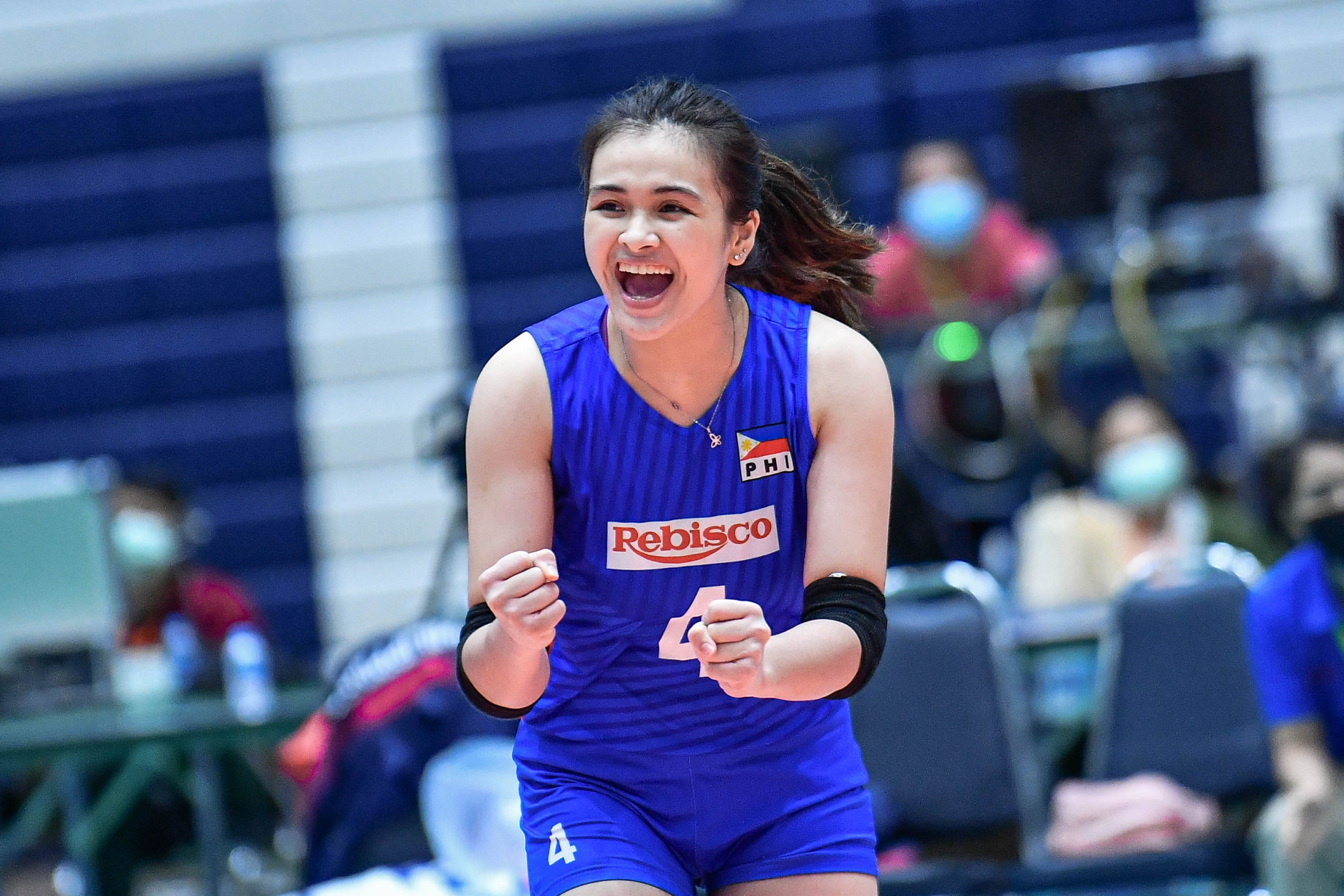 Incoming NU rookie Mhicaela Belen in action for the Philippines in the Asian Women's Club Volleyball Championship. Eddy Phongphakthana, Asian Volleyball Confederation