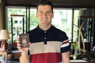 LOOK: Marañon proudly shows his Philippine passport