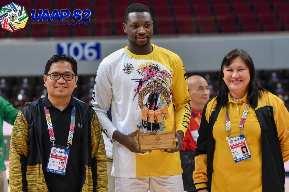 Soulemane Chabi Yo earned MVP honors in what was his lone season with the UST Growling Tigers. UAAP Media.