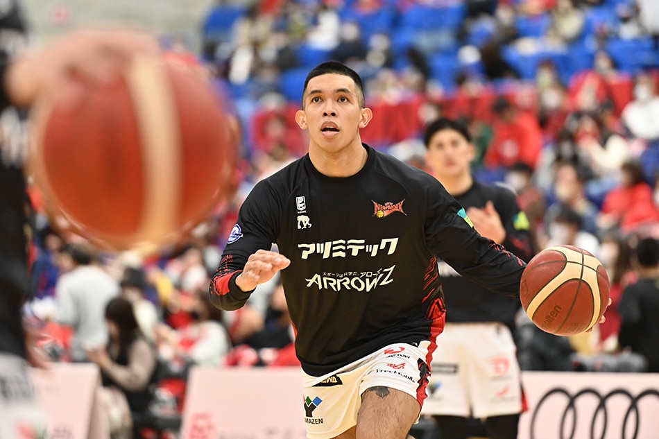 Thirdy Ravena will not play in San-En's games against the Seahorses Mikawa on December 4 and 5. (c) B.LEAGUE