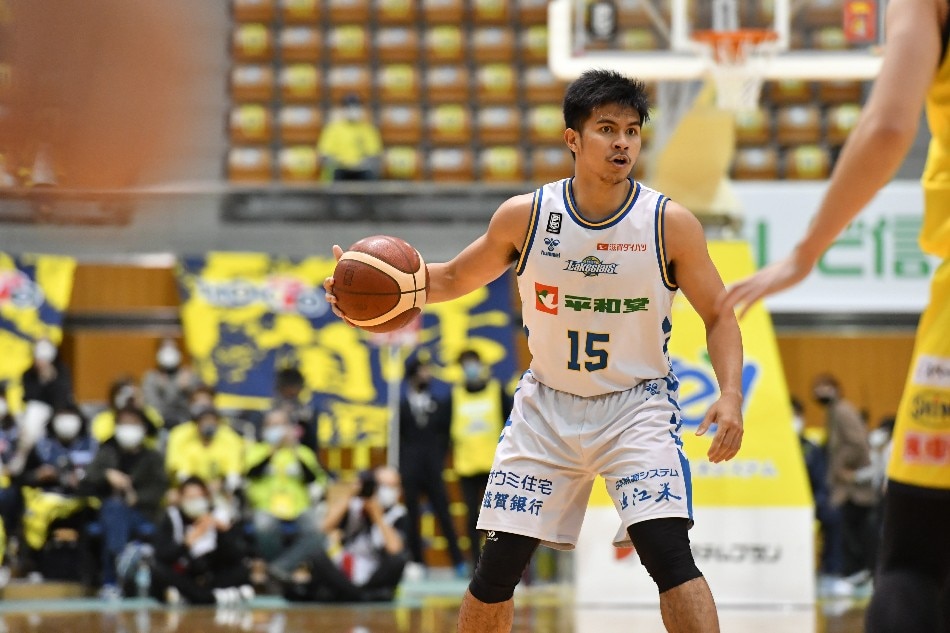 Kiefer Ravena was held in check as Shiga suffered a seventh straight loss. File photo. (c) B.LEAGUE 
