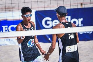 Pinoy pair nabs first win in U19 beach volleyball event