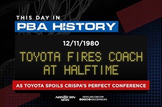This Day in PBA History: Coach fired at halftime