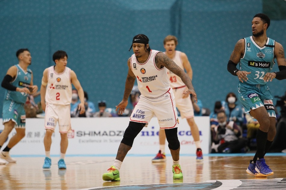 Ray Parks waxed hot from beyond the arc in Nagoya's win over Kyoto. (c) B.LEAGUE
