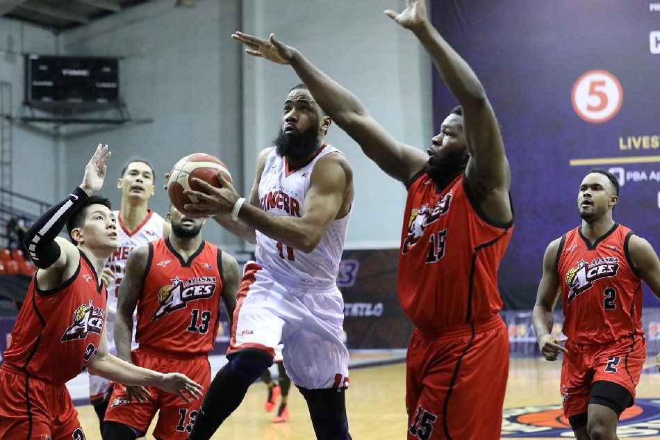 Stanley Pringle (11) has played just one game for Ginebra in the Governors' Cup. PBA Media Bureau.