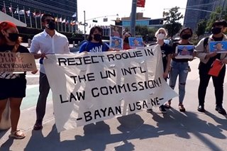 NY Fil-Am activists protest Roque's International Law Commission nomination