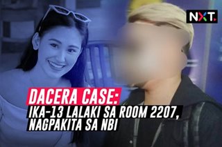 Dacera Case: Ika-13 lalaki sa Room 2207, nagpakita sa NBI