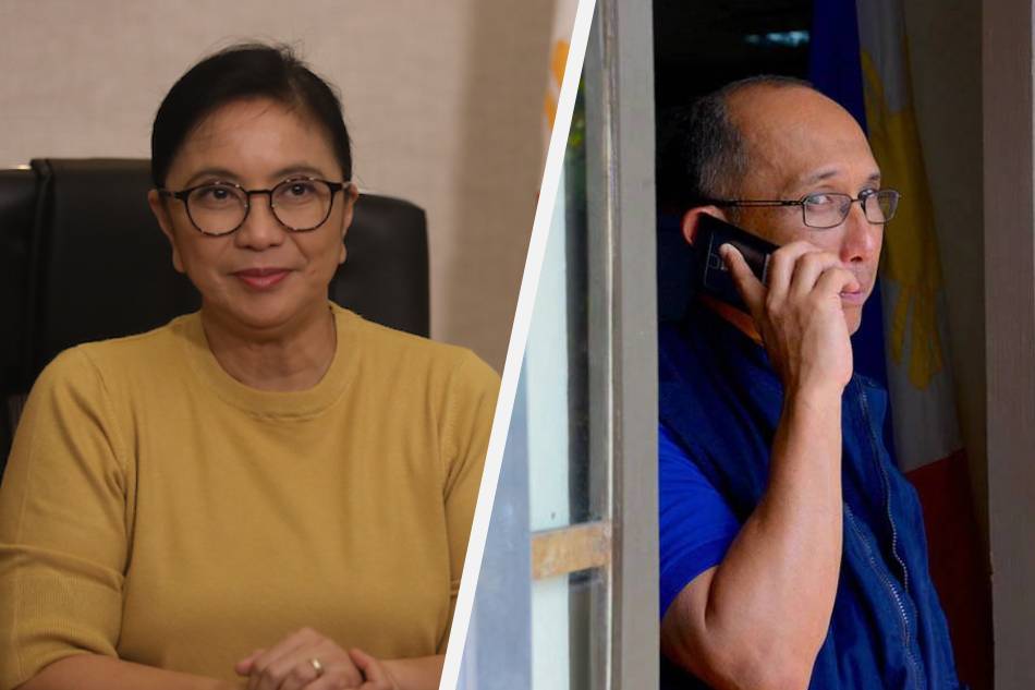 Vice President Leni Robredo and Baguio City Mayor Benjamin Magalong. OVP and ABS-CBN News/File