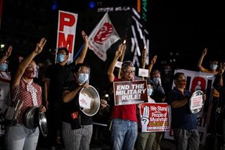 PH labor groups hold noise barrage to support Myanmar