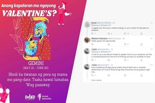 DepEd posts Valentine's Day horoscope campaign, draws flak from netizens