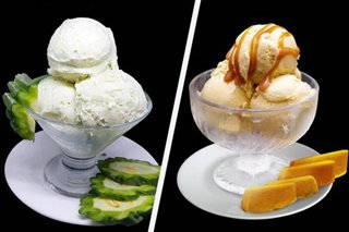 Ice cream na ampalaya at kalabasa ang flavor, tampok sa Albay
