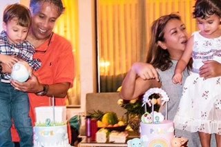 LOOK: Twins of Korina Sanchez, Mar Roxas celebrate 2nd birthday
