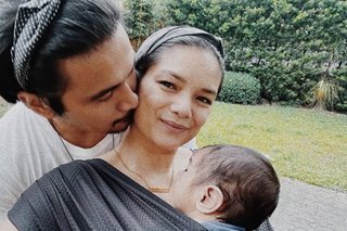 LOOK: Meryll Soriano reveals face of her baby with Joem Bascon