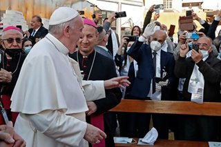 Pope Francis visits Baghdad's Saint Joseph Cathedral