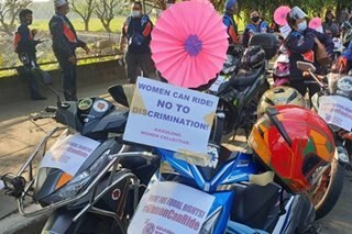 Riders at bikers, may mensahe para sa International Women's Day bukas