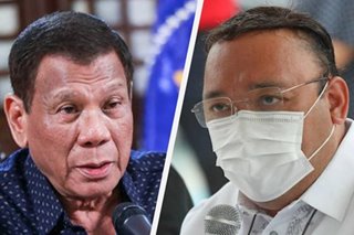 'Bakit ka nag-positive?' Duterte asks Roque