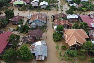 Flooding hits Santo Tomas, Davao del Norte