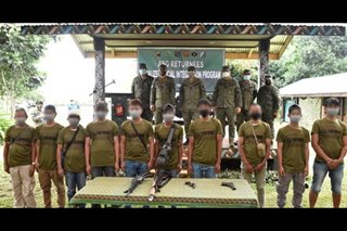 10 Abu Sayyaf members surrender in Sulu - military