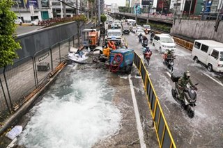 Busted pipe causes flooding along EDSA, water interruption in 30 barangays
