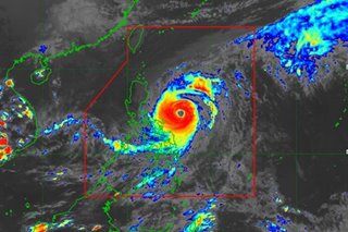 Typhoon Bising maintains strength as it moves north
