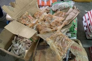 Smuggled na karne at medical supplies mula China nasamsam sa Maynila