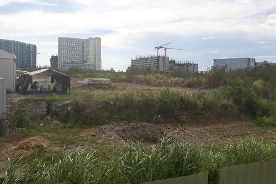 Not a lush forest but a vacant lot, the Razon camp said of the proposed mega vaccination site in Nayong Pilipino. Courtesy of Katrina Razon