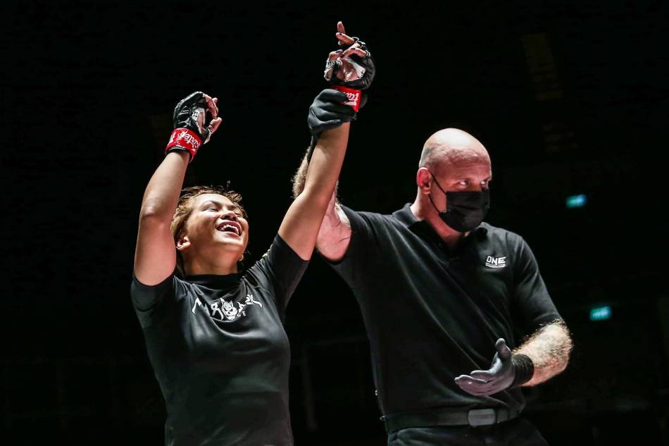 Filipina MMA fighter Denice Zamboanga. Handout photo.