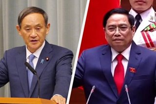 Japan, Vietnam leaders oppose China's maritime actions in phone talks