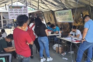 Help desks itinayo sa Batangas port para sa aberya sa S-Pass