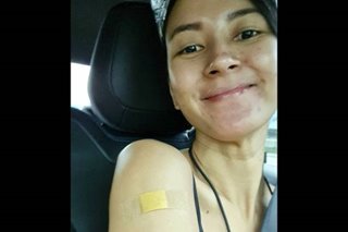 Bianca Gonzales may reaksyon sa pagtanggap ng unang COVID-19 vaccine dose
