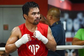 Pacquiao arrives in LA to prepare for Spence fight