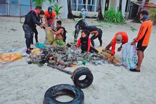 350 kilong basura nahakot sa underwater cleanup drive sa Boracay