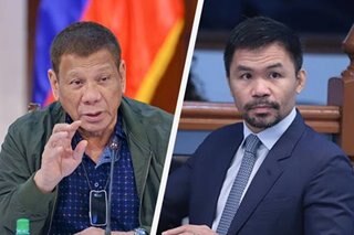 Duterte: 'I think Pacquiao is punch-drunk'