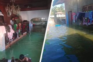 TINGNAN: Mga bahay malapit sa dam sa Marawi, nalubog sa tubig