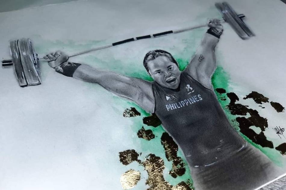 Mga Pinoy tuloy sa paggawa ng tribute art para sa Olympic athletes 1