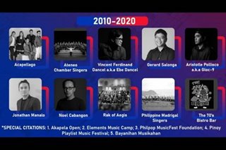 NCCA Sudi Awards honors contributions to Filipino music