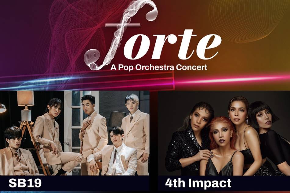 Pop groups SB19 and 4th Impact, along with classical music artists and host Sr. Baptista Battig Music Foundation, present 