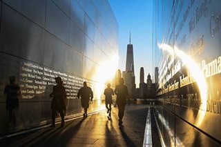 Visiting the 9/11 memorial 